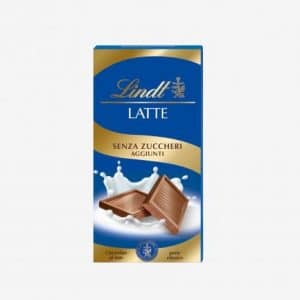 Tavoletta Cioccolato al latte senza zucchero Lindt