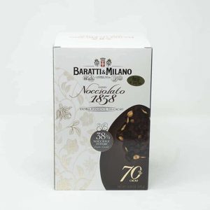 Uovo di Pasqua nocciolato extra fondente 70%