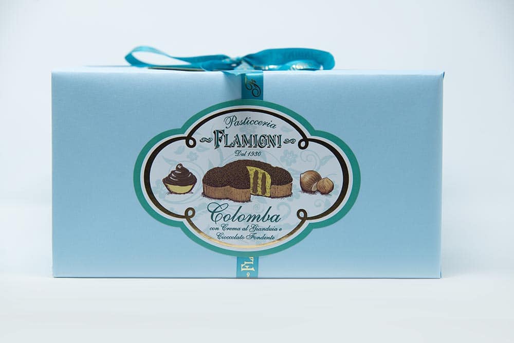 flamigni colomba pasticceria crema gianduia genova